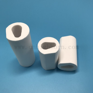  Parte di tubo in vetro bianco macchina macor personalizzato