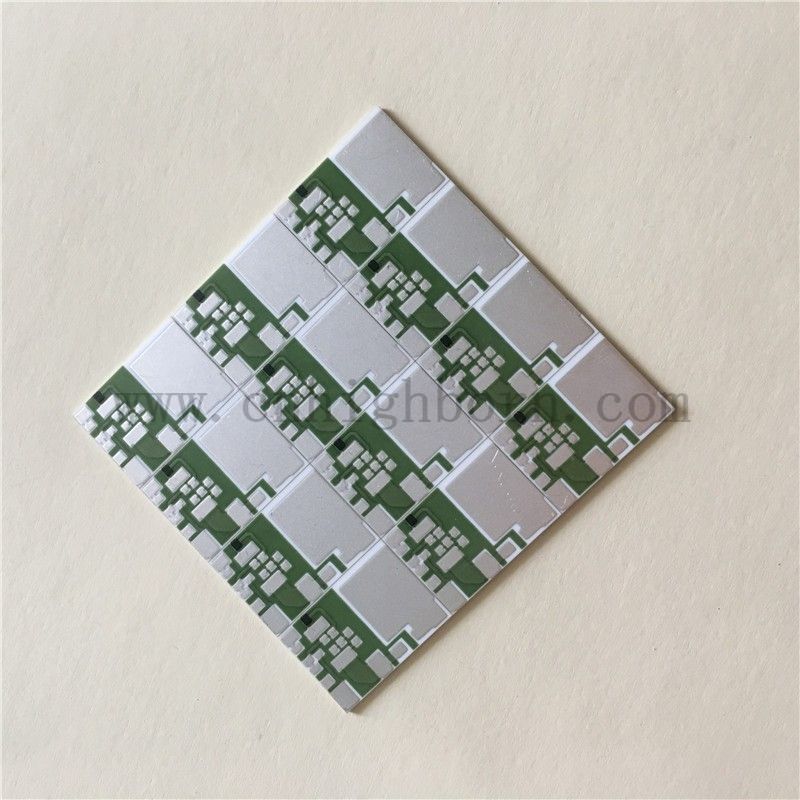 Foglio di PCB metallizzato Substrato di substrato in cerato di allumina integrato foglio di film in ceramica al 96% di allumina