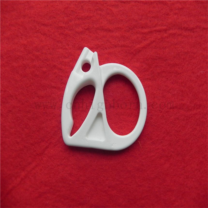 Guida per occhiello in ceramica di zirconia personalizzata per parti della macchina tessile