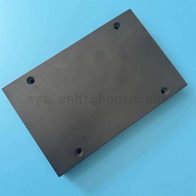 Piatto in ceramica SIC personalizzato Scheda in carburo di silicio in ceramica con buchi