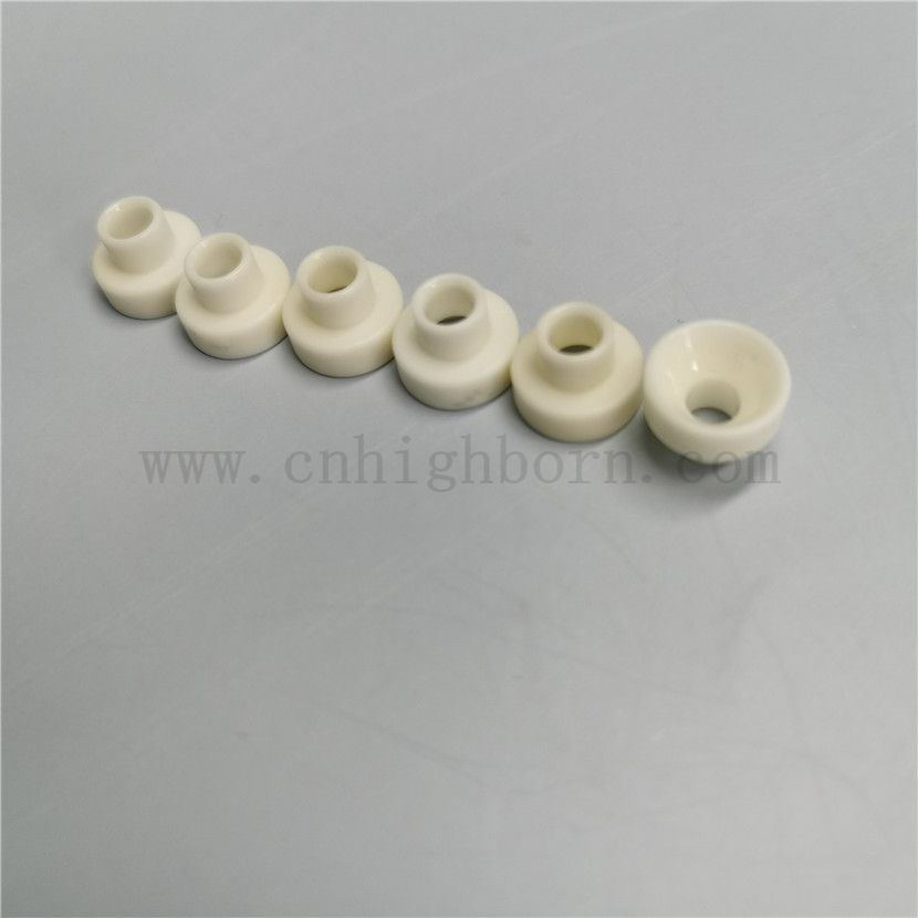 Usura Resistente al 99,5% Machination AL2O3 Structural Part Allumina Ceramic Byelet