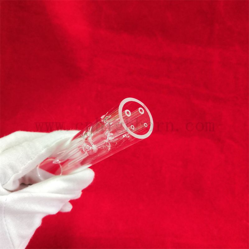 tubo di vetro in quarzo personalizzato