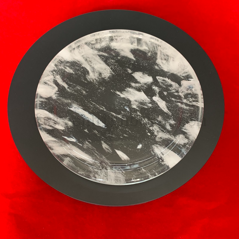 Battenele rotonde in quarzo cottura in vetro lastra di quarzo