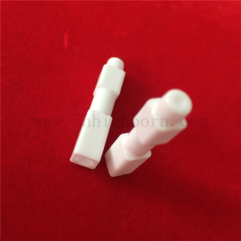 Tubo di elettrodi ceramica AL2O3 personalizzato per stufa a gas di allumina vetrata