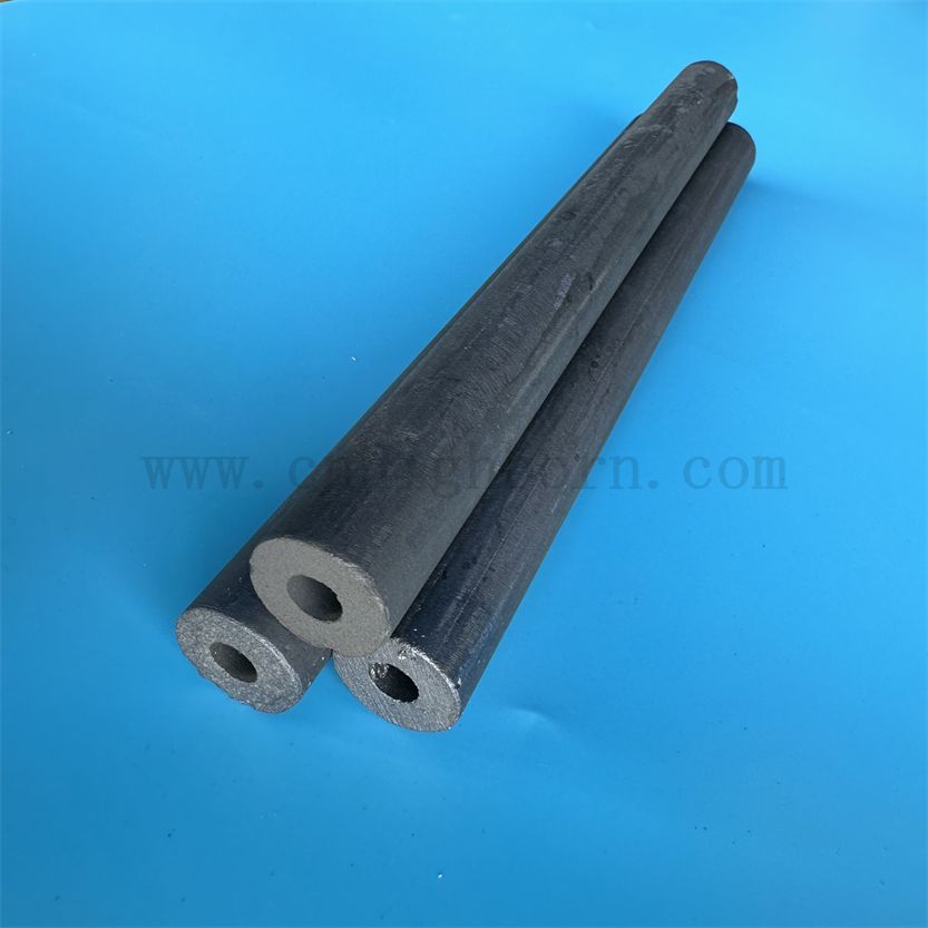 Tubi di protezione in carburo di silicio ad alta temperatura tubi ceramici sisici