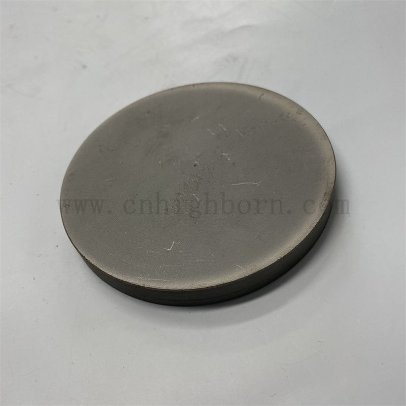 Piastra rotonda in carburo di silicio in carburo di silicio ad alta durezza personalizzata