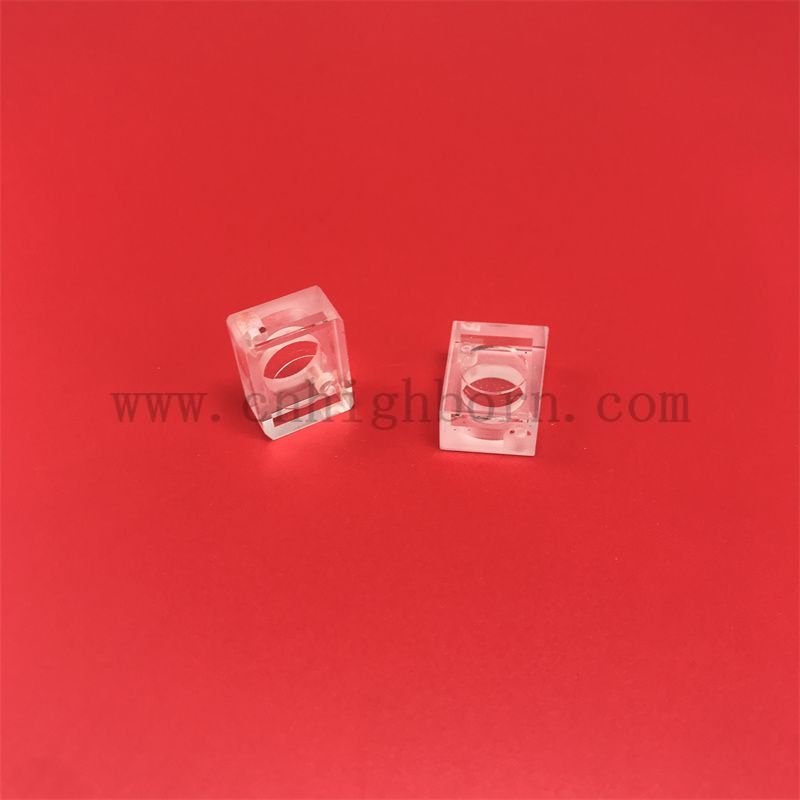 Strumenti di ricerca in laboratorio in quarzo semi-micro fluorometro in quarzo cuvetta in vetro