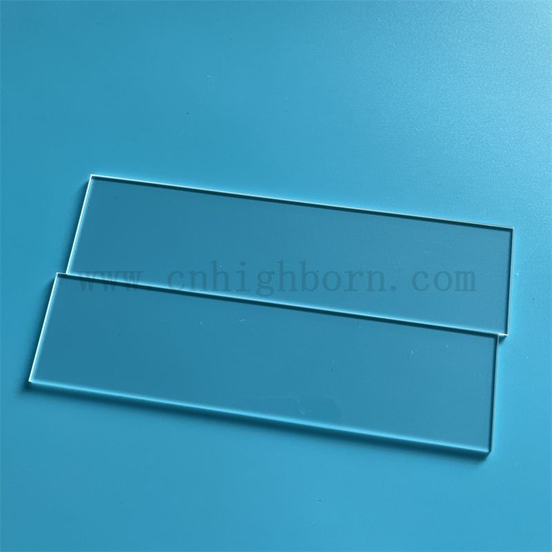 Pannello di vetro in silice in fuso con fuso con fuso con fuso con fuso lucido ad alta purezza per UV