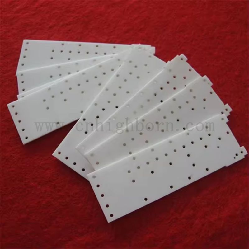 Pezzo in ceramica in vetro macchinabile macor buon substrato in ceramica macor isolante