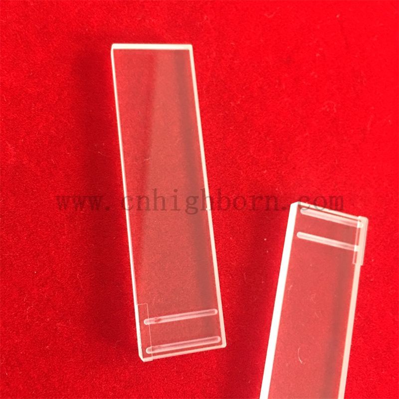 lastra di vetro di silice fusa