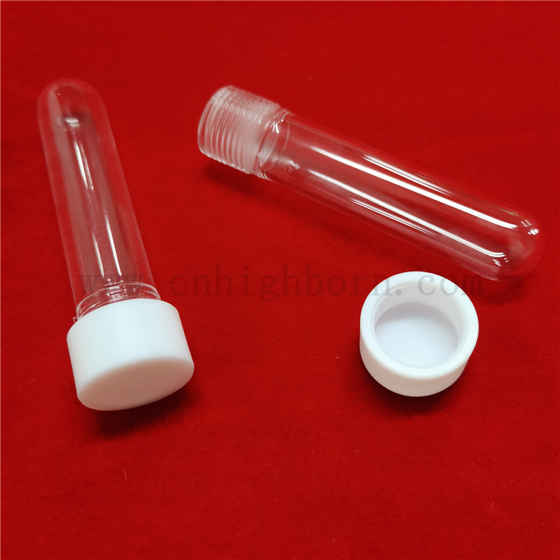 Fila a vite trasparente personalizzata FUSATO QUALZO SILICA QUALZO TEST TED