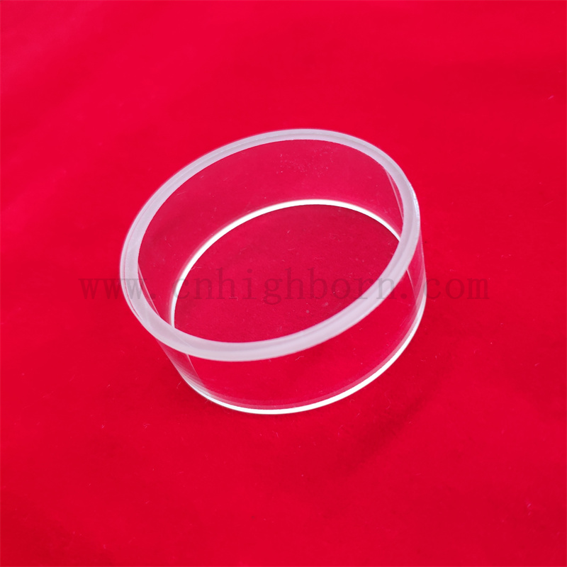 Cellule in quarzo chiare per misurazioni di riflesso 12 ml di cellule di vetro cilindriche rotonde spettrofotometro cuvetta in quarzo