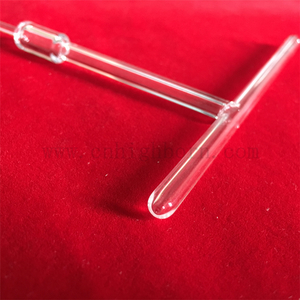 Tubo di quarzo trasparente con silice fusa, resistente alle alte temperature, con dimensioni personalizzabili