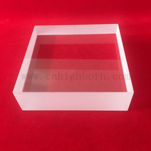 Lastre di vetro ottico fuso al quarzo trasparente trasparente JGS2