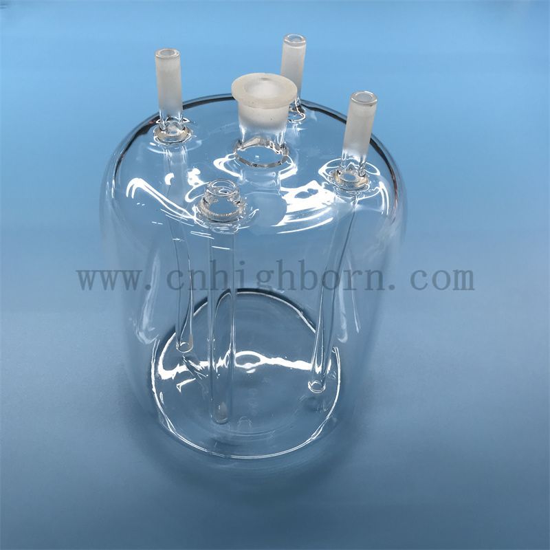  Reattore in vetro al quarzo