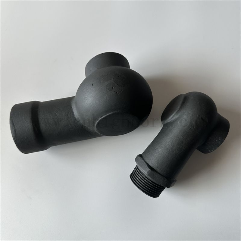 Produttore in carburo in carburo ceramico ceramico rbsico ugelli a singola direzione/reazione in carburo di silicio ceramica desolfurize