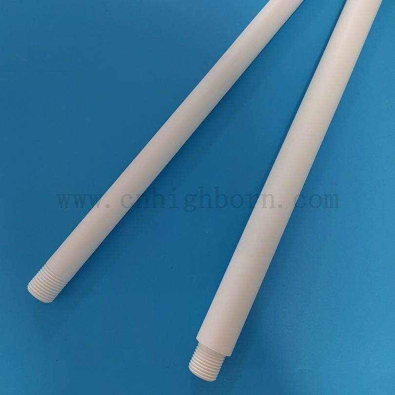 Tubo di tubo di protezione in ceramica personalizzata 99% BN tubi in ceramica con filo 
