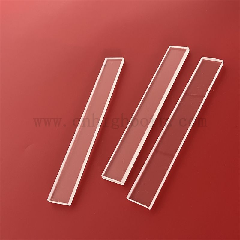 Foglio di vetro trasparente di resistenza alla corrosione chimica