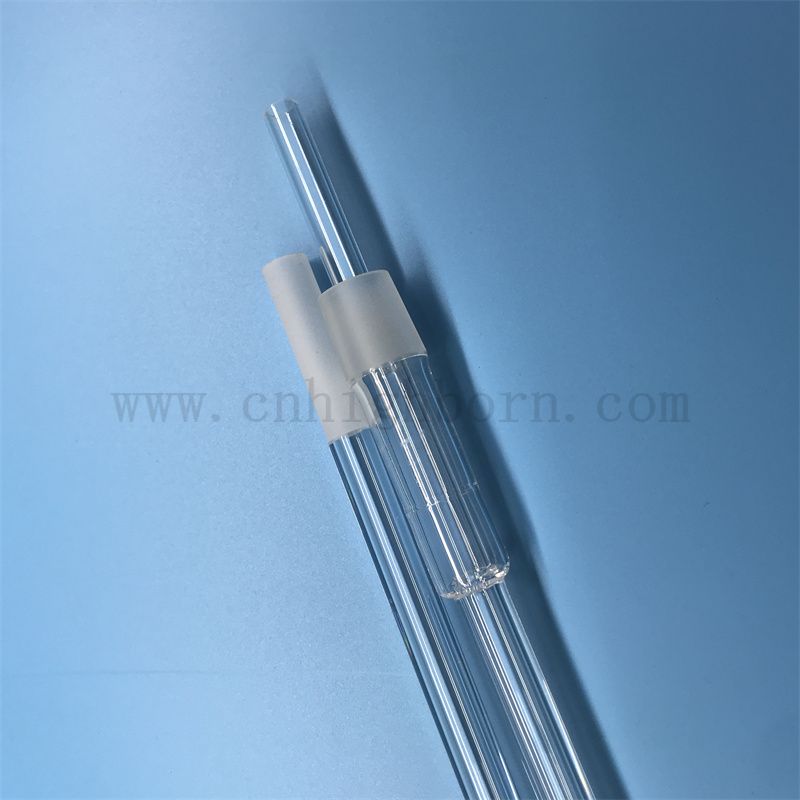 Forma a forma personalizzata resistente al calore resistente alla silice in vetro di silice tubo di quarzo