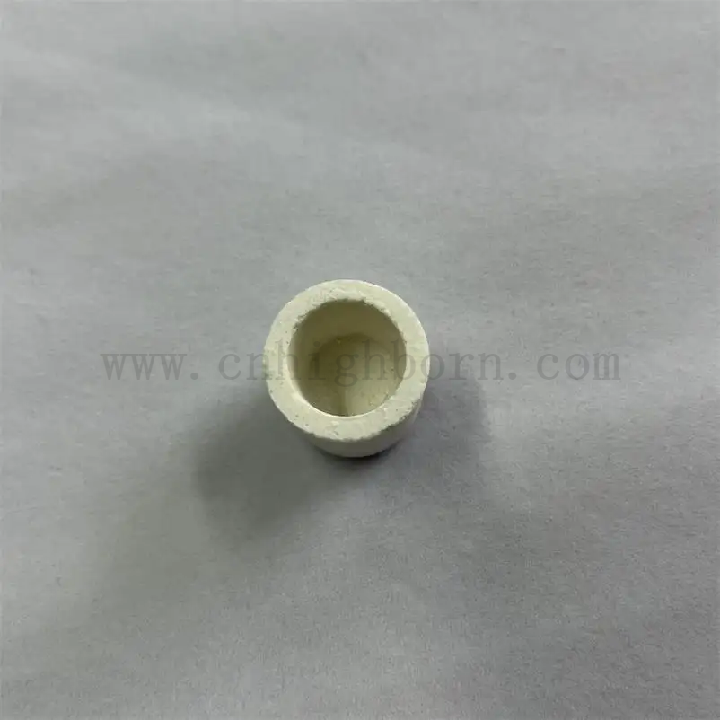 Analyzer di zolfo di carbonio in porcellana ceramica ceramica crogiolo