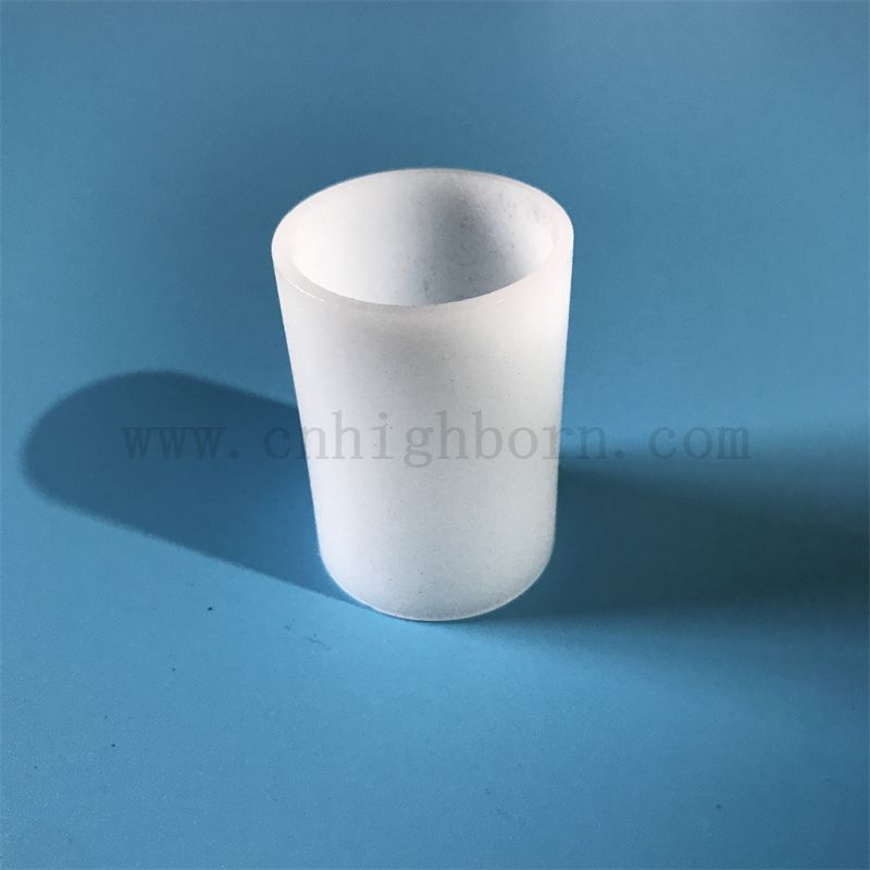 Dimensione personalizzata Resistente al calore Resistenza al calore Silica fusa tubo in quarzo in silice 