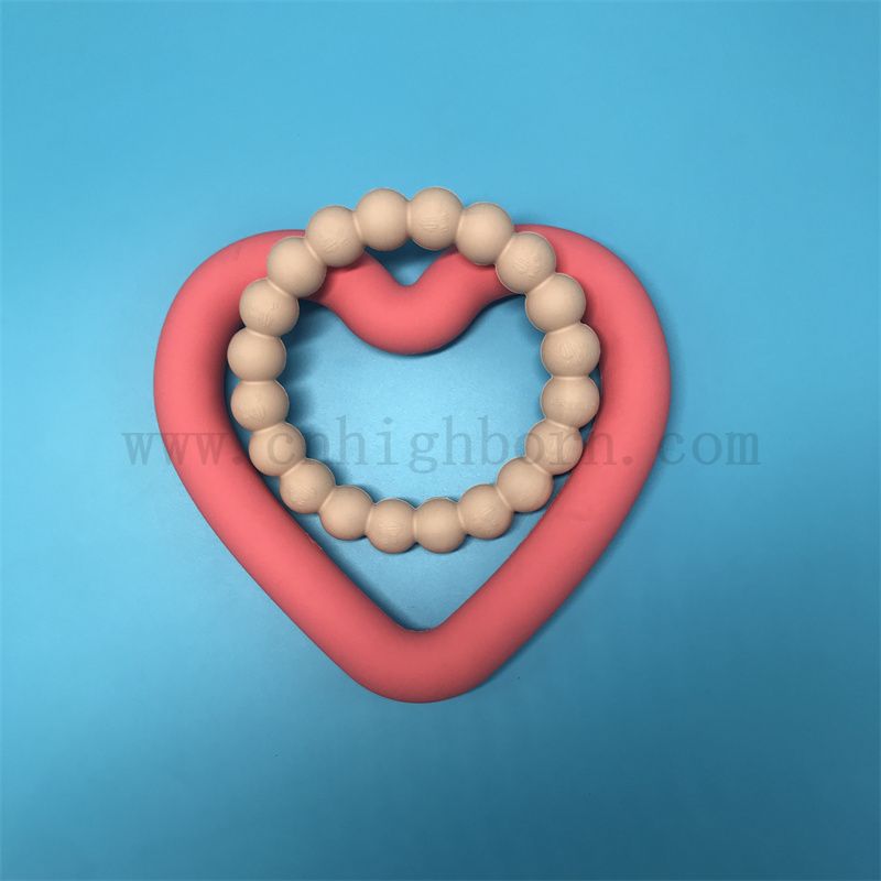 Denti da pet in gomma in silicone che macina il cibo per alimenti resistenti all'anello di gomma silicone mordace