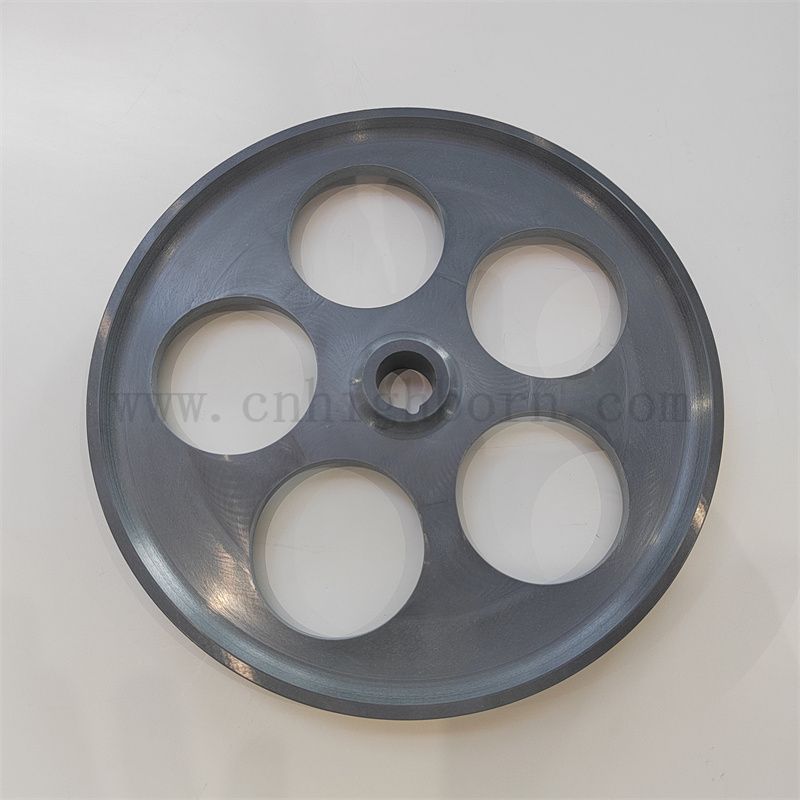 Disco di ceramica di scudo di calore a nitruro di silicio SI3N4 Parti in ceramica per fornace di idrogenazione