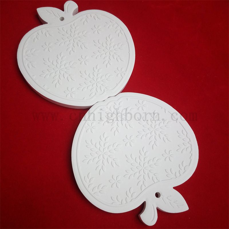 Piastra di diffusore senza fiammetto Logo personalizzato Giardaroba Olio essenziale Aroma Fragranza ceramica