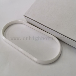 Anello sigillato in ceramica con zirconio di forma ovale per tazza di inchiostro
