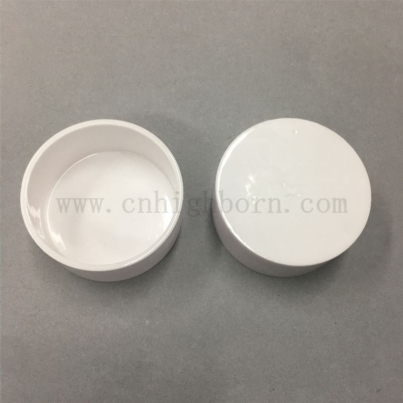 Glazing Surface Alumina Crucible Alumina Cramica Crucible