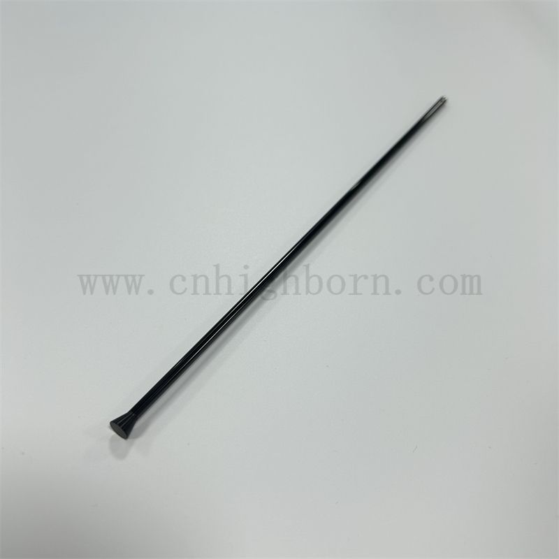 Barra ceramica di ossido di zirconio nero /biella ad alta durezza Resistente alla corrosione OEM