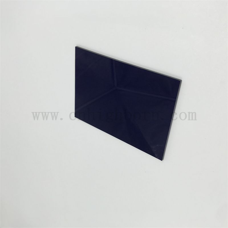 Piastra di passaggio in vetro filtro ottico personalizzato per attrezzature mediche e di bellezza