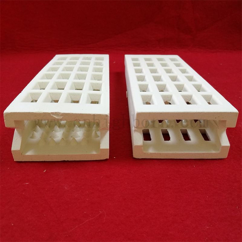 Resistenza alla temperatura ad alta temperatura Cordierite Filn Falcine di supporto in ceramica refrattaria