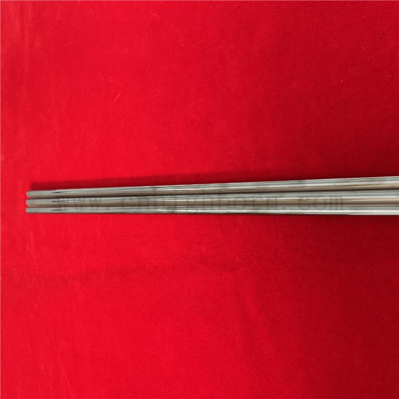 Tubo di vetro in quarzo in quarzo resistente al calore personalizzato con cromo rivestito