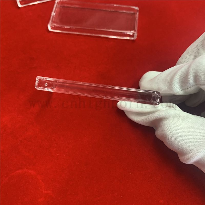 Resistenza al calore Cleat Cleard Personalized Quartz Square Tubo quadrata