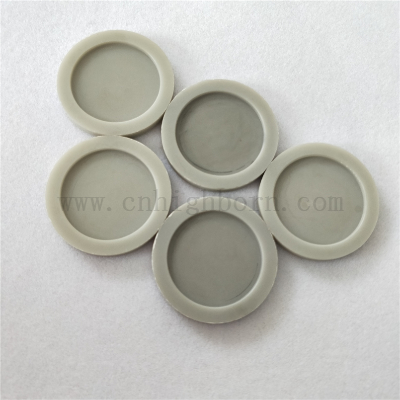 Disco di nitruro di alluminio personalizzato ALN Ceramic Parti in ceramica