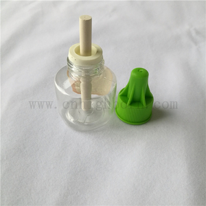 Bottiglia liquida repellente per zanzare elettrica in materiale plastico da 35 ml con stoppino in ceramica porosa a porosità regolabile