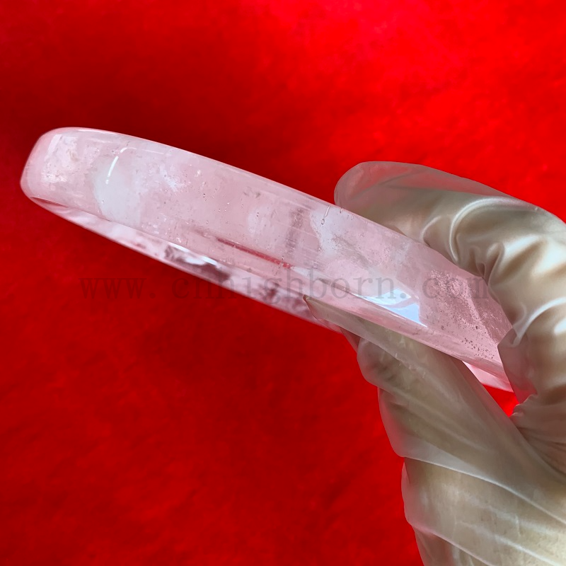 Battenele rotonde in quarzo cottura in vetro lastra di quarzo