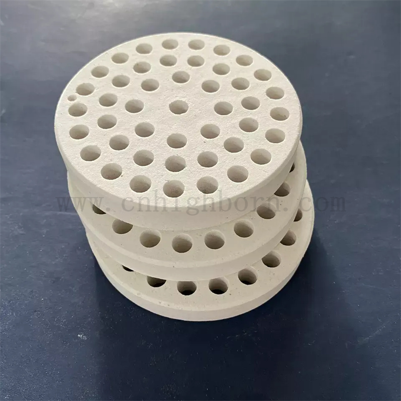 Piastra di riscaldamento a gas in ceramica coorderite mullite