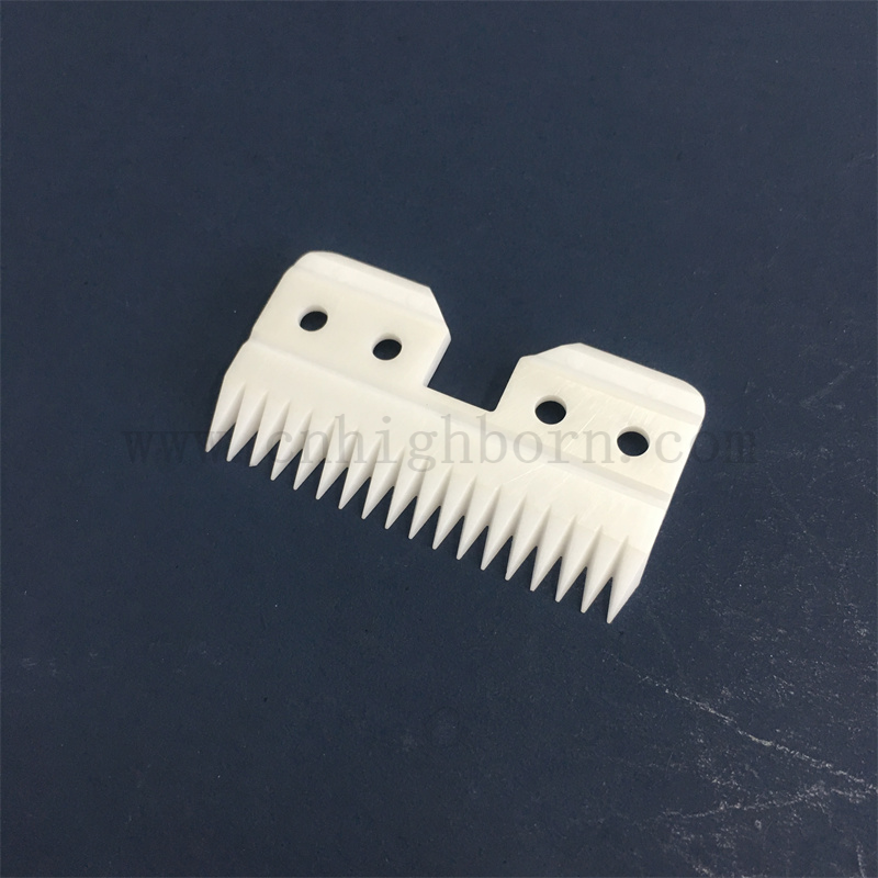 18teeth zirconia ceramica ceramica staccabile per capelli animali lama