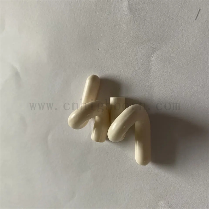 Resistenza all'usura AL2O3 Guide in ceramica in ceramica in ceramica di allumina