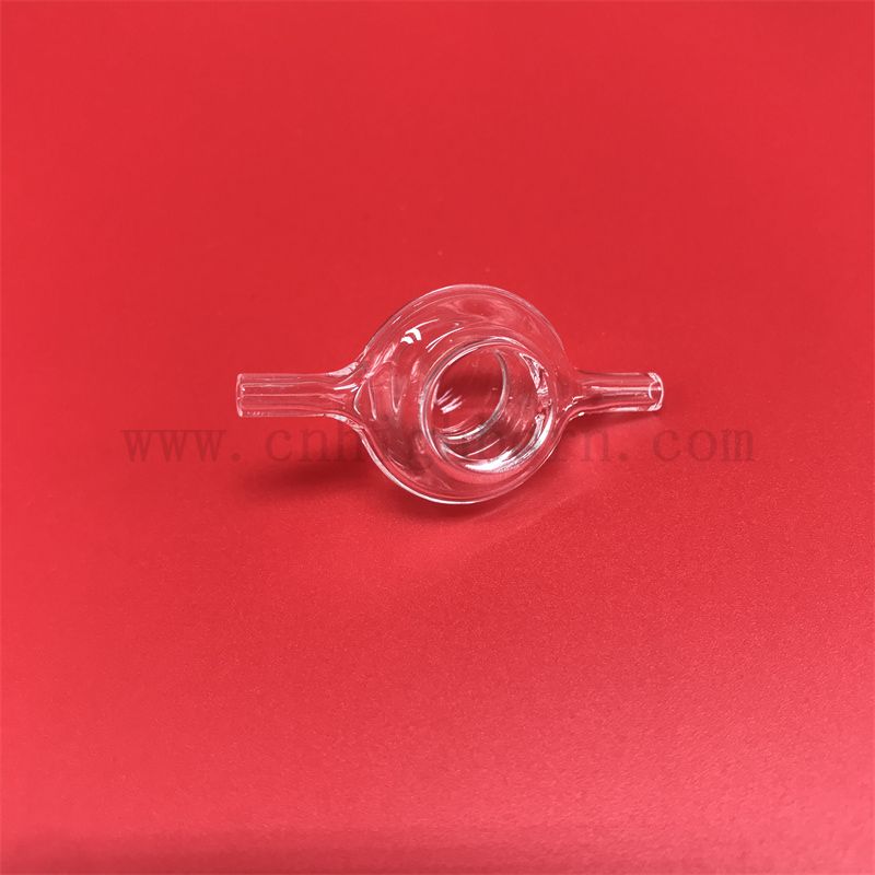 Resistenza al calore Cuvetta trasparente a flusso di micro flusso chiaro cuvetta in quarzo