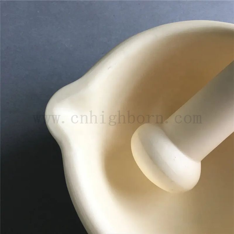 99% AL2O3 Mortaio in ceramica e Pestello in porcellana in porcellana ciotola e asta per laboratorio