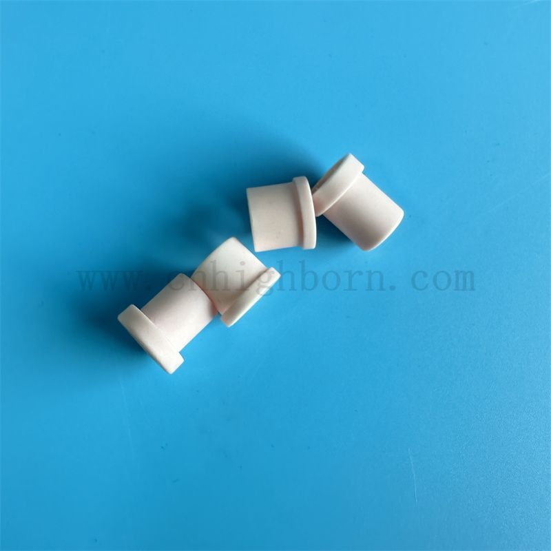 Resistente all'usura al 99,8% AL2O3 MACCHINE TESSILE Guida al filo di allumina ceramica oculare in ceramica