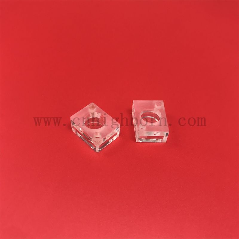 Strumenti di ricerca in laboratorio in quarzo semi-micro fluorometro in quarzo cuvetta in vetro