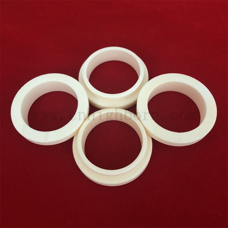 Resistente all'usura 95% 99% ALUMINA AL2O3 Anello ceramico GUARNIZIONE CERAMICA