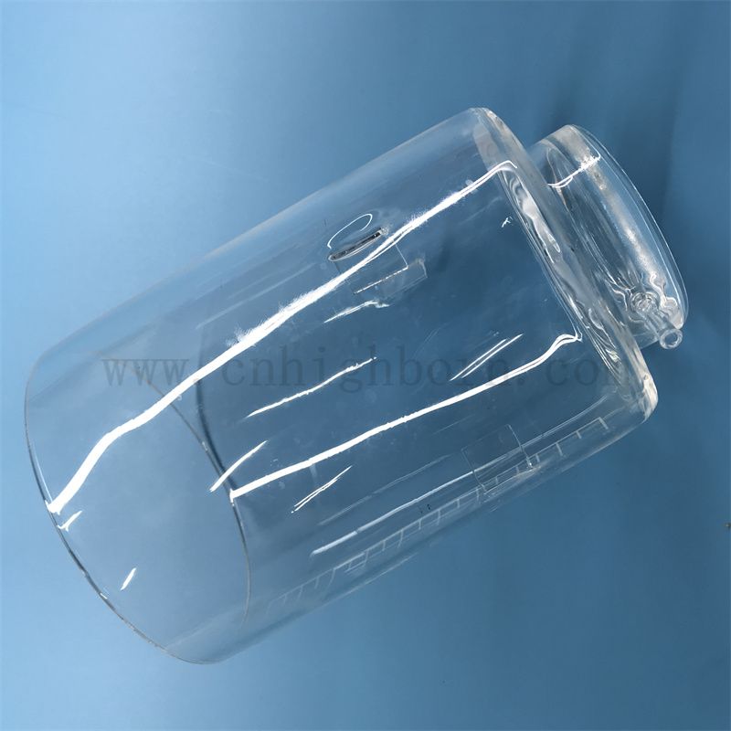  Resistenza di calore a forma personalizzata Trasparente in vetro in quarzo in silice trasparente