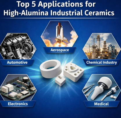 Le 5 principali applicazioni per la ceramica industriale ad alto contenuto di allumina