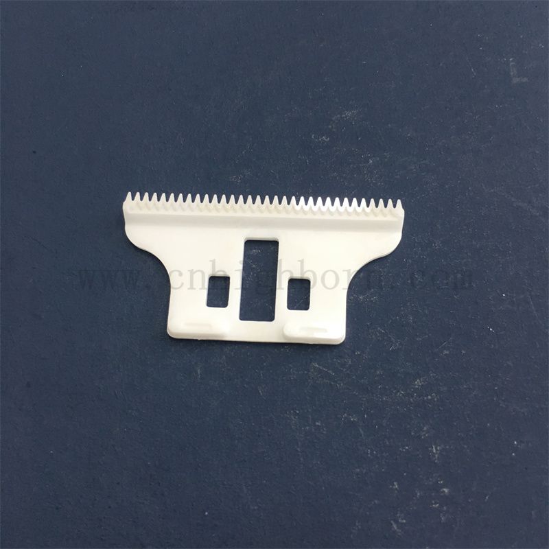 Resistenza all'usura zirconia lama ceramica zro2 parte per uso di taglio di capelli