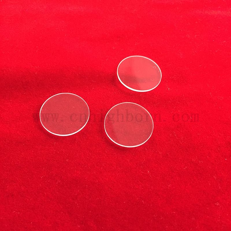 Disco di vetro in fuso resistente al calore rotondo trasparente personalizzato